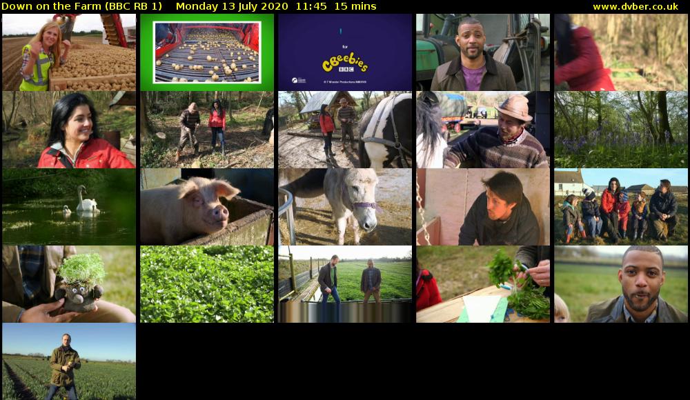 Down on the Farm (BBC RB 1) Monday 13 July 2020 11:45 - 12:00