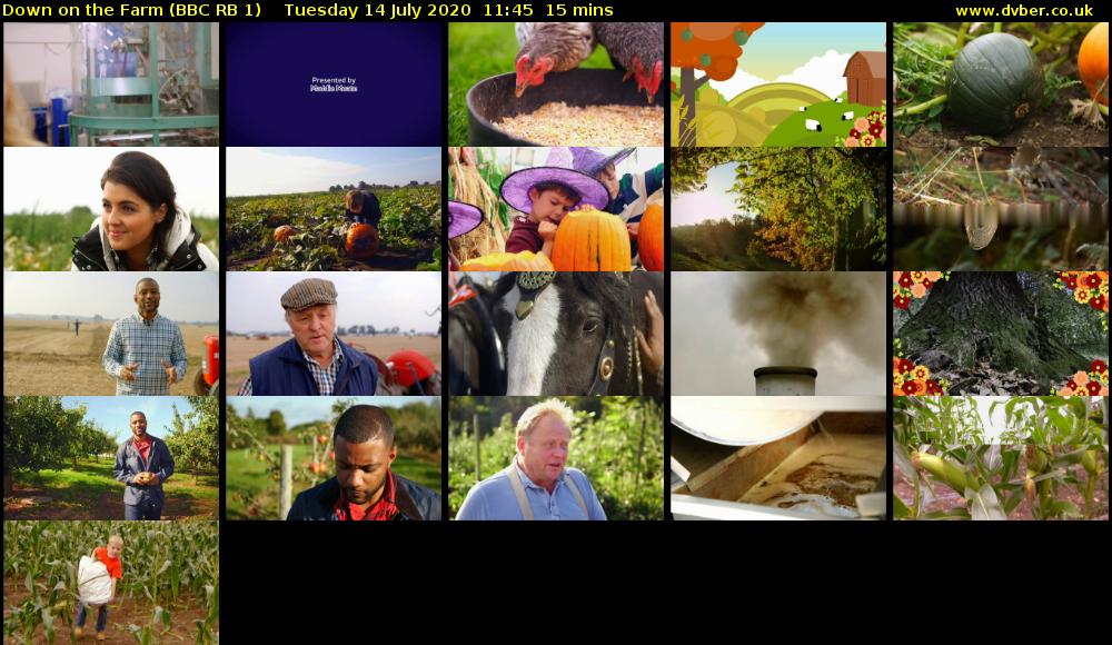 Down on the Farm (BBC RB 1) Tuesday 14 July 2020 11:45 - 12:00