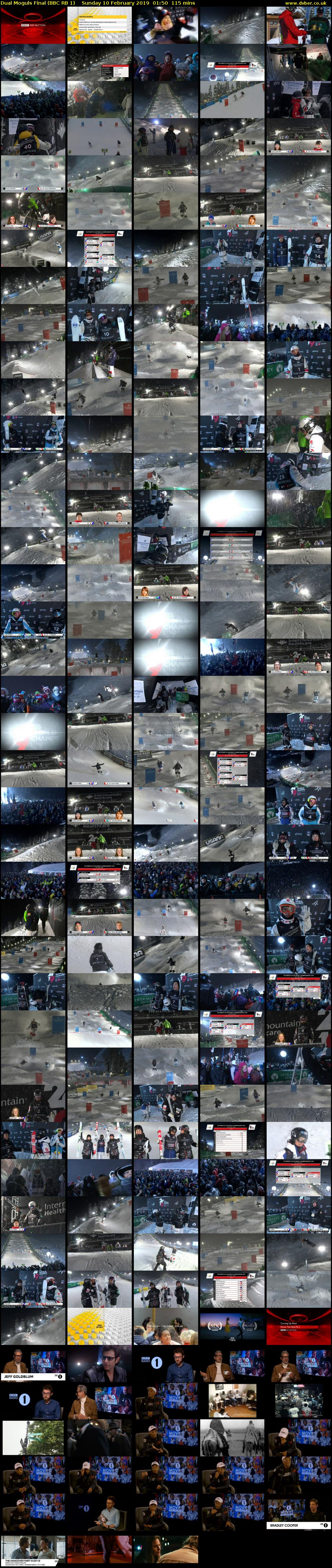 Dual Moguls Final (BBC RB 1) Sunday 10 February 2019 01:50 - 03:45