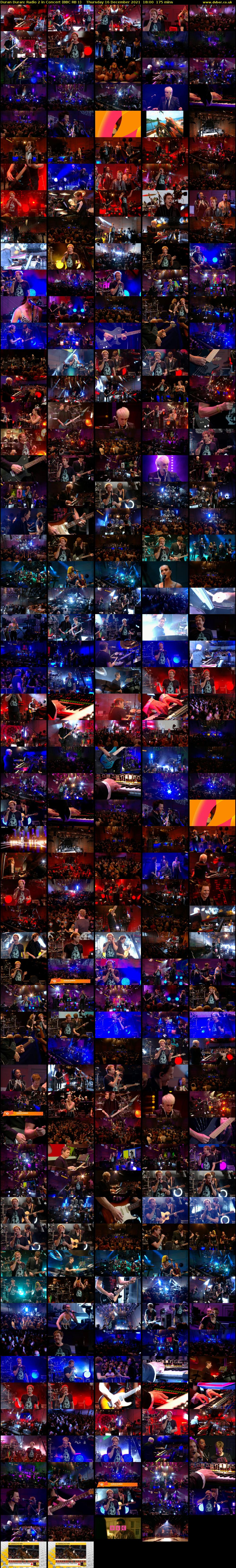 Duran Duran: Radio 2 in Concert (BBC RB 1) Thursday 16 December 2021 18:00 - 20:55