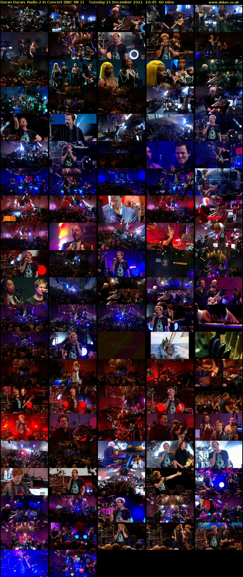 Duran Duran: Radio 2 in Concert (BBC RB 1) Tuesday 21 December 2021 22:45 - 23:45