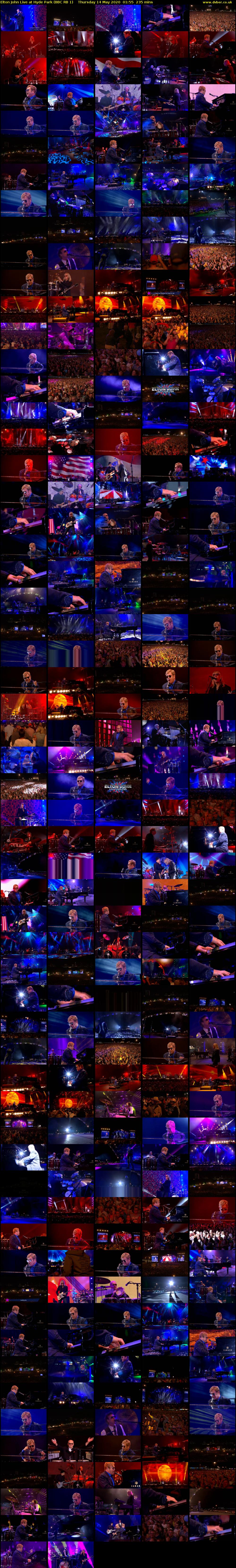 Elton John Live at Hyde Park (BBC RB 1) Thursday 14 May 2020 01:55 - 05:50