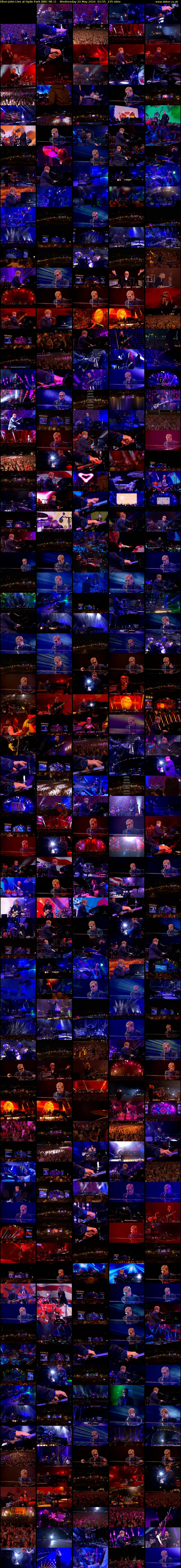 Elton John Live at Hyde Park (BBC RB 1) Wednesday 20 May 2020 01:55 - 05:50