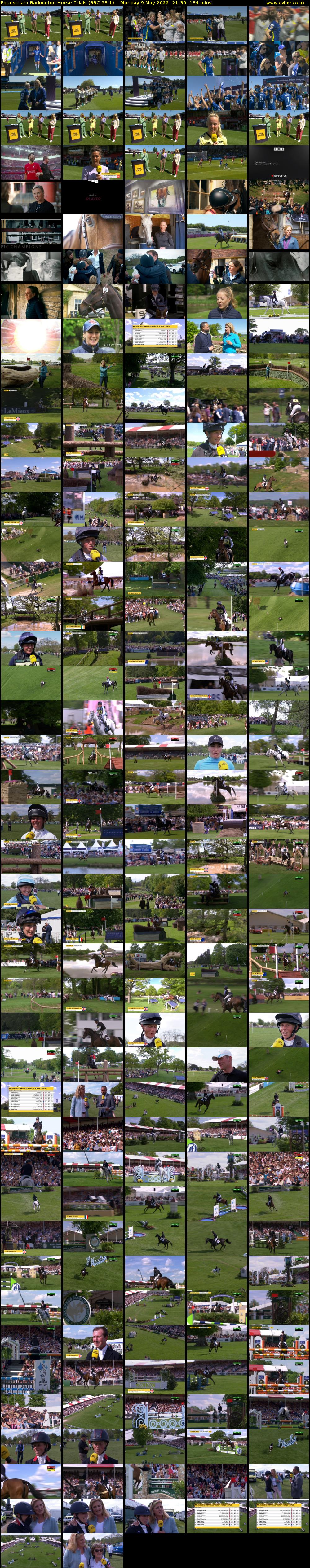 Equestrian: Badminton Horse Trials (BBC RB 1) Monday 9 May 2022 21:30 - 23:44