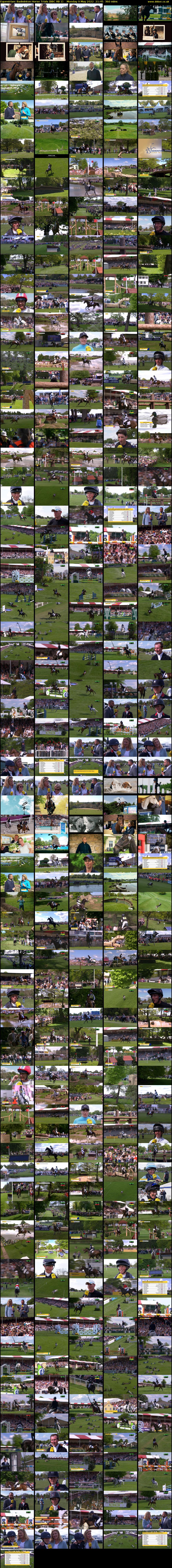 Equestrian: Badminton Horse Trials (BBC RB 1) Monday 9 May 2022 21:45 - 03:45