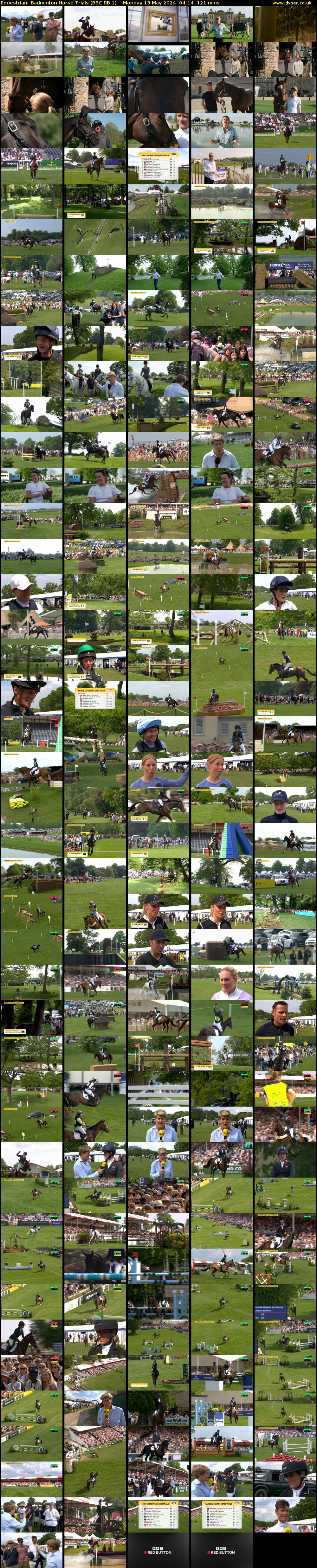 Equestrian: Badminton Horse Trials (BBC RB 1) Monday 13 May 2024 04:14 - 06:15