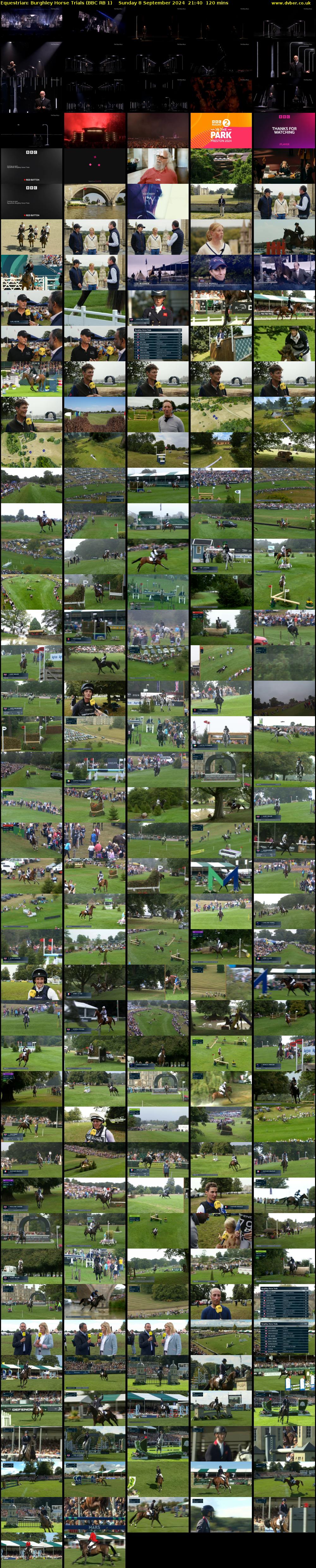 Equestrian: Burghley Horse Trials (BBC RB 1) Sunday 8 September 2024 21:40 - 23:40