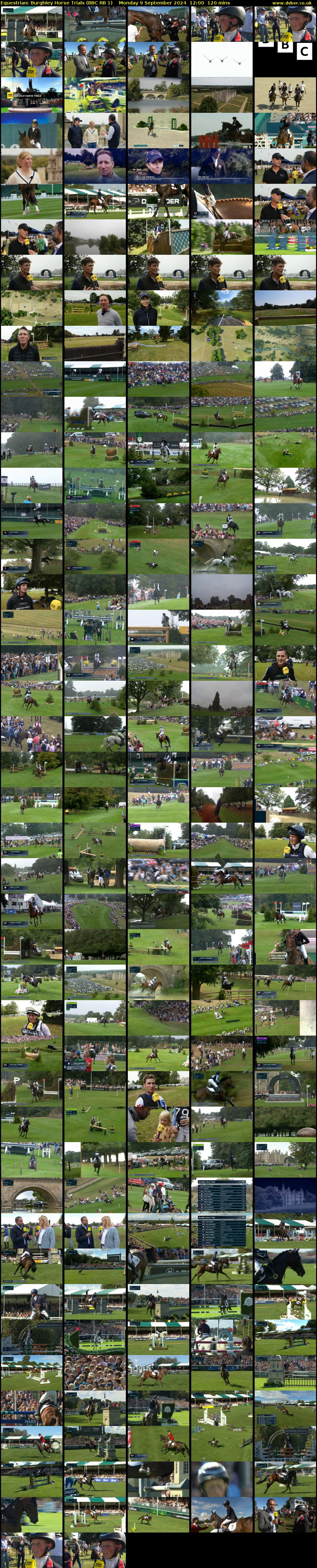 Equestrian: Burghley Horse Trials (BBC RB 1) Monday 9 September 2024 12:00 - 14:00