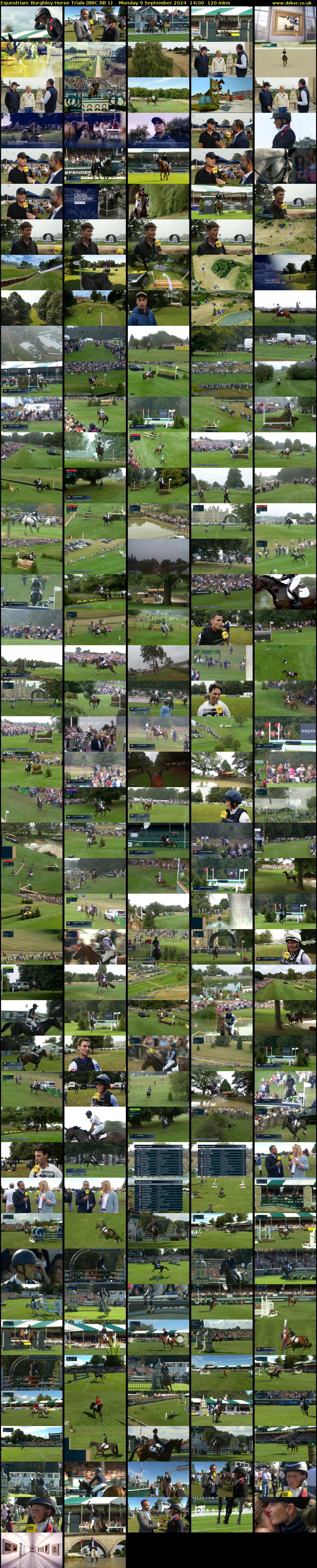 Equestrian: Burghley Horse Trials (BBC RB 1) Monday 9 September 2024 14:00 - 16:00