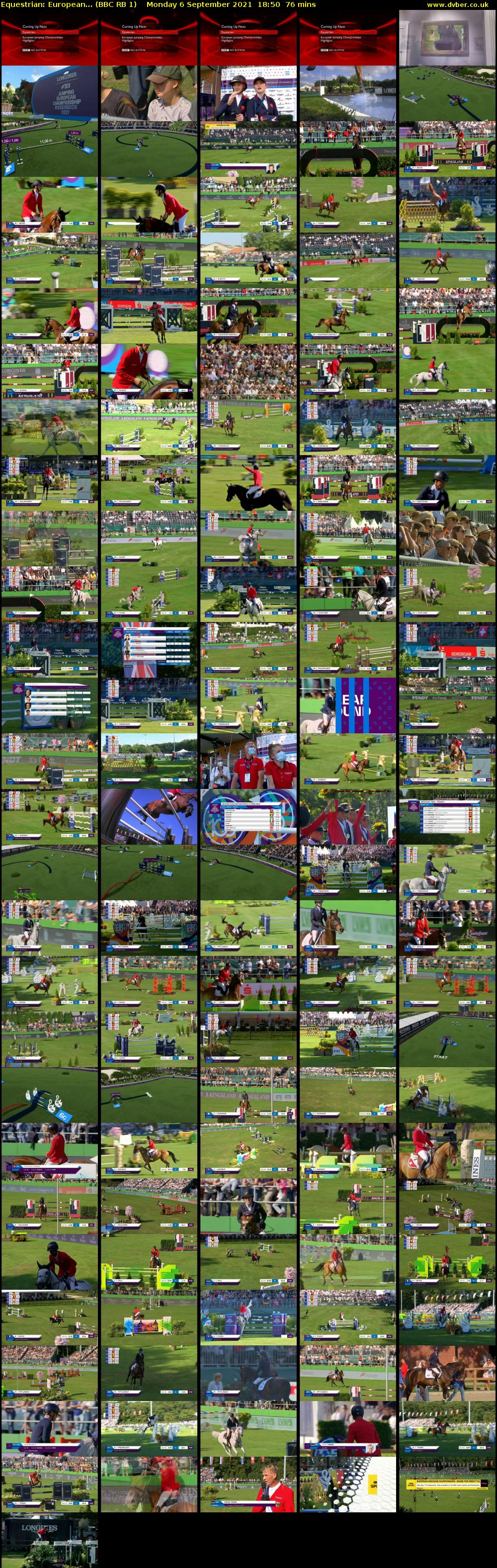 Equestrian: European... (BBC RB 1) Monday 6 September 2021 18:50 - 20:06