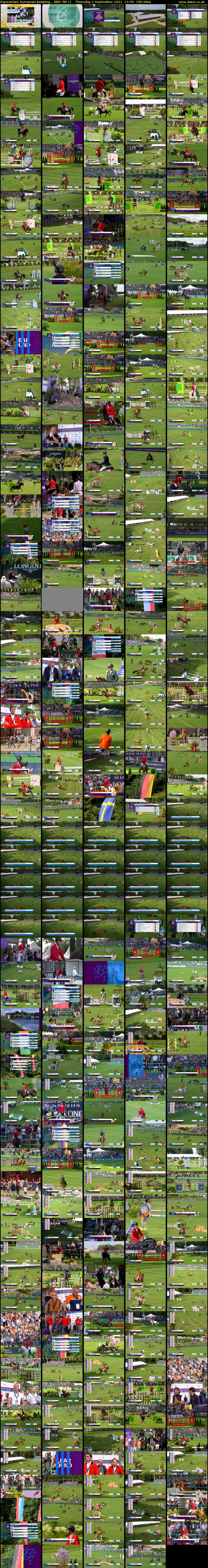 Equestrian: European Jumping... (BBC RB 1) Thursday 2 September 2021 11:50 - 15:00