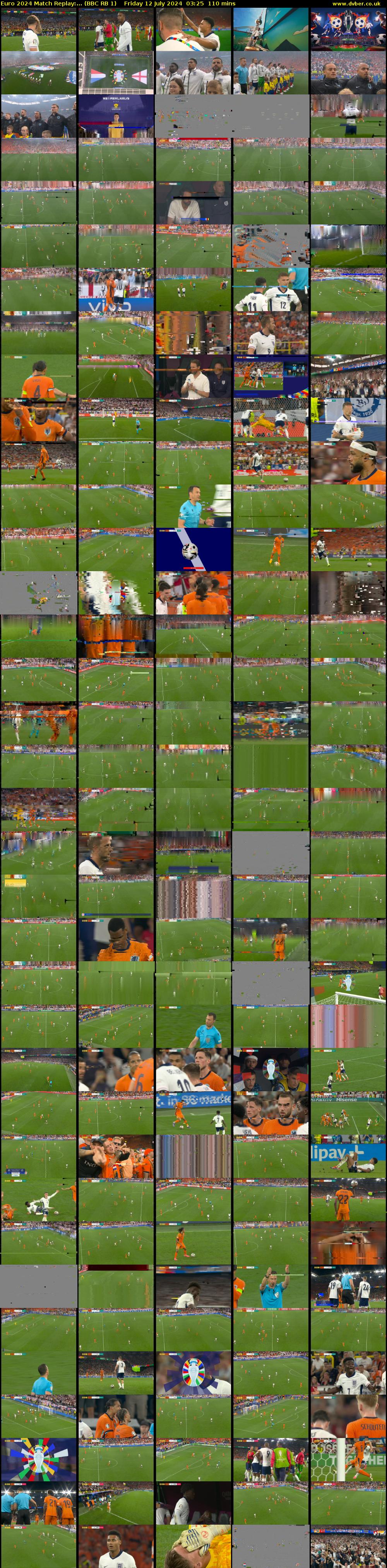 Euro 2024 Match Replay:... (BBC RB 1) Friday 12 July 2024 03:25 - 05:15