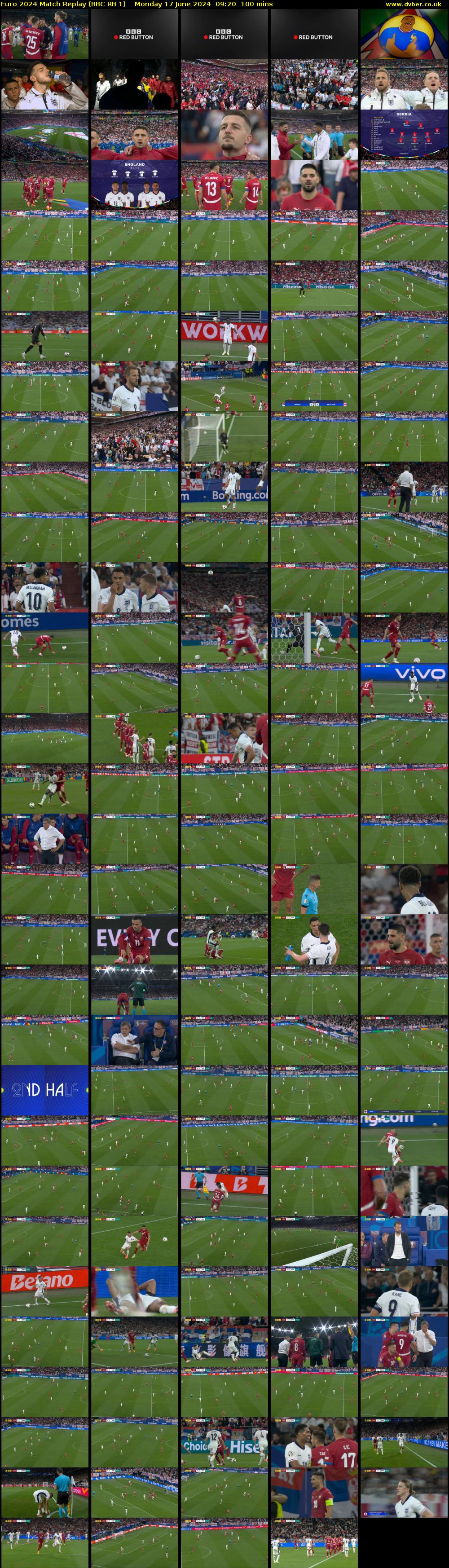 Euro 2024 Match Replay (BBC RB 1) Monday 17 June 2024 09:20 - 11:00