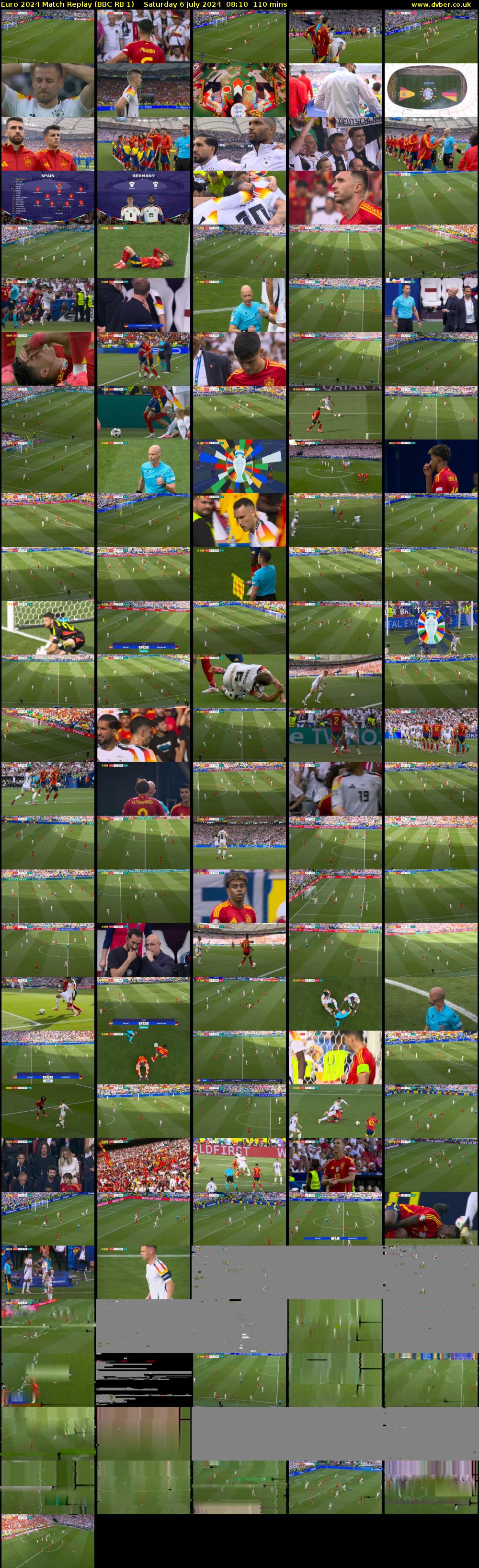 Euro 2024 Match Replay (BBC RB 1) Saturday 6 July 2024 08:10 - 10:00