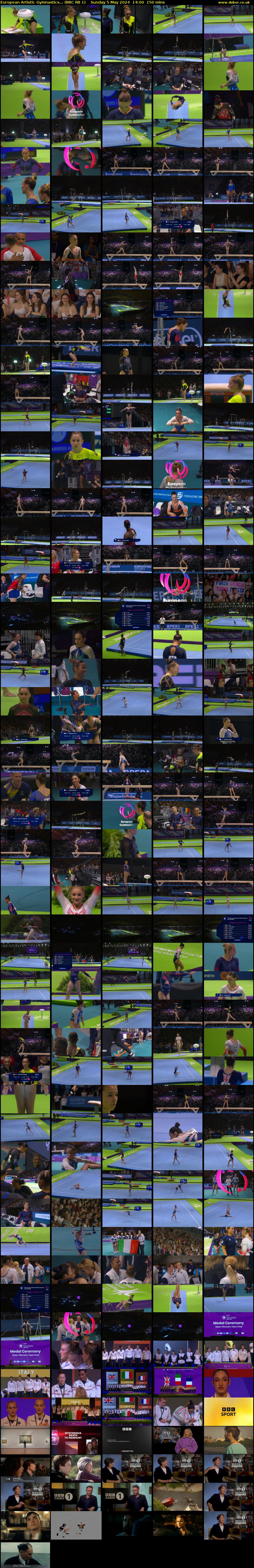 European Artistic Gymnastics... (BBC RB 1) Sunday 5 May 2024 14:00 - 16:30