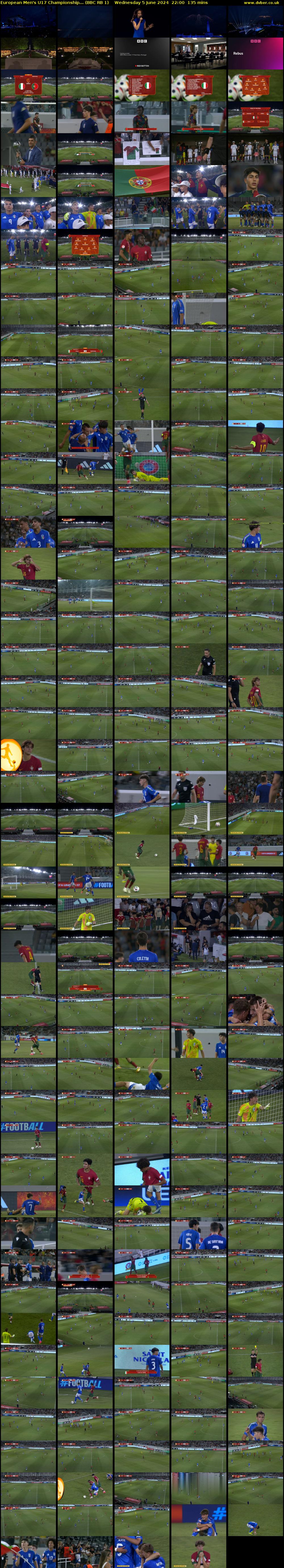 European Men's U17 Championship... (BBC RB 1) Wednesday 5 June 2024 22:00 - 00:15