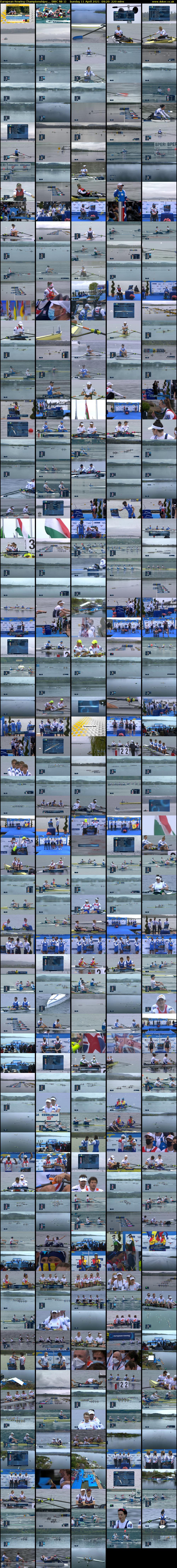 European Rowing Championships:... (BBC RB 1) Sunday 11 April 2021 09:20 - 13:00
