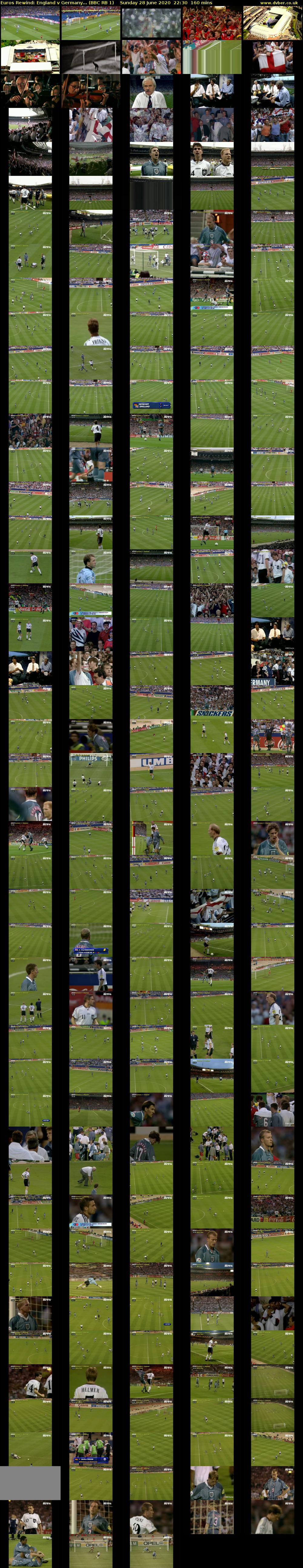 Euros Rewind: England v Germany... (BBC RB 1) Sunday 28 June 2020 22:30 - 01:10