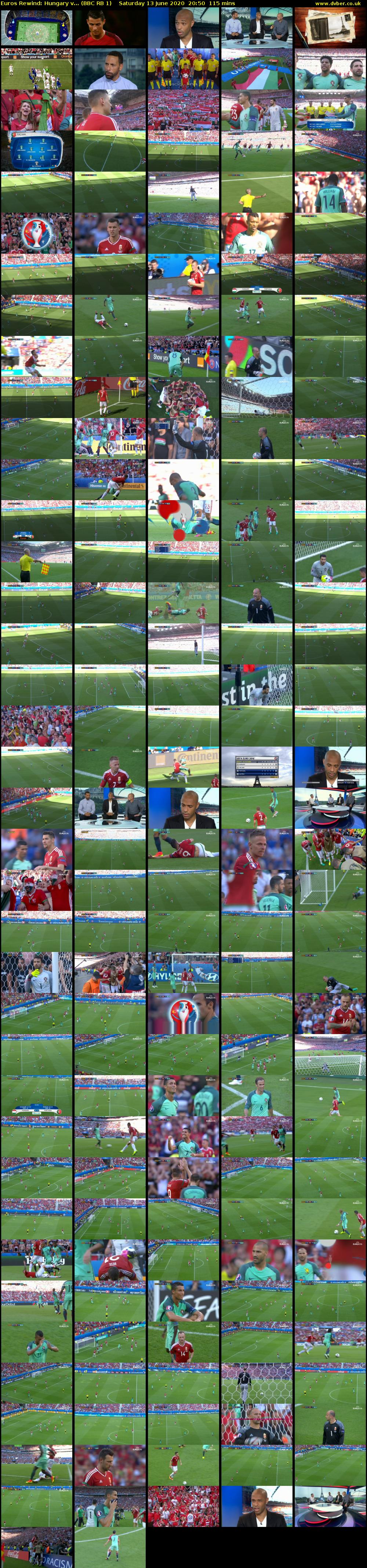 Euros Rewind: Hungary v... (BBC RB 1) Saturday 13 June 2020 20:50 - 22:45