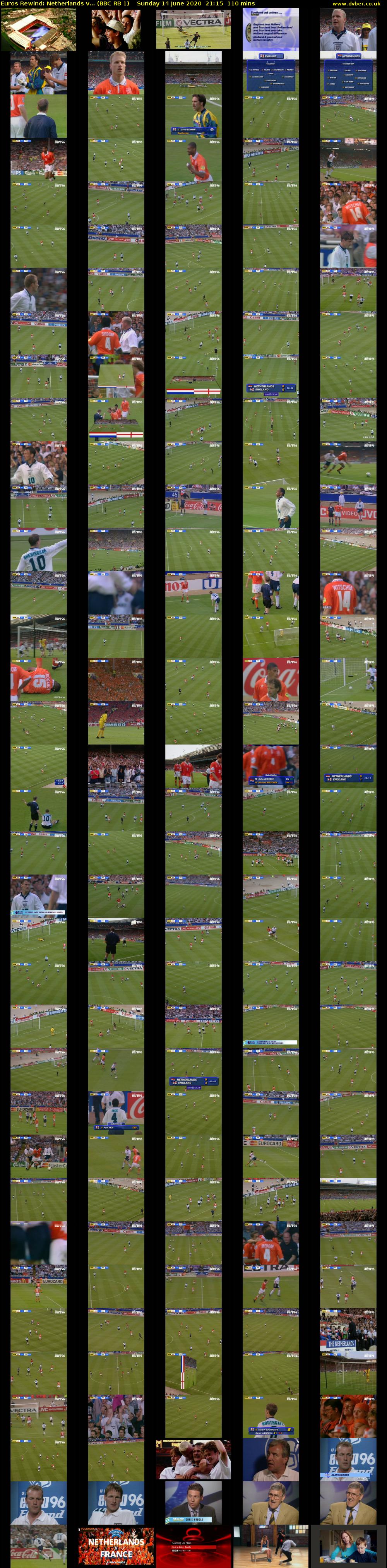 Euros Rewind: Netherlands v... (BBC RB 1) Sunday 14 June 2020 21:15 - 23:05