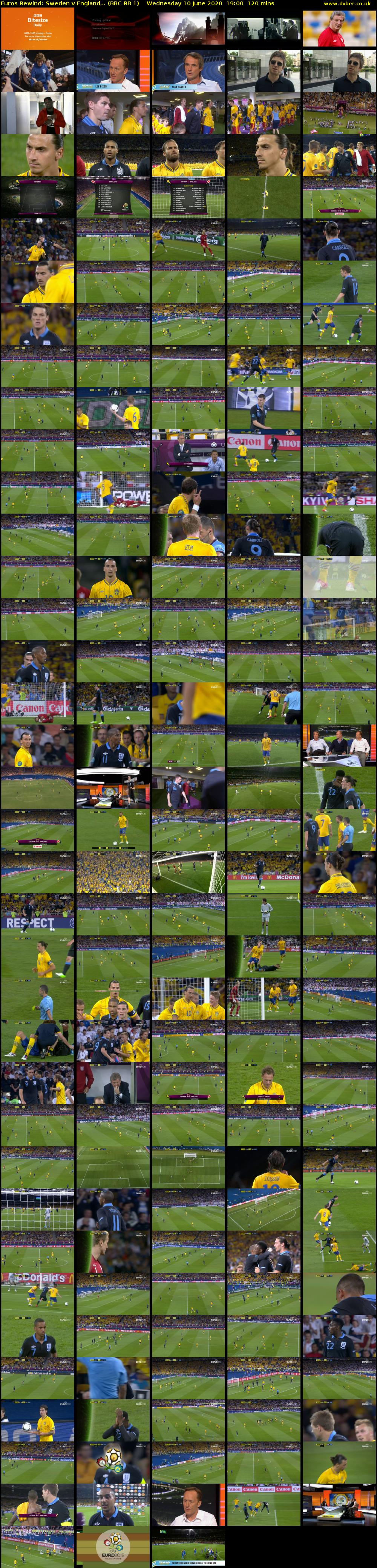 Euros Rewind: Sweden v England... (BBC RB 1) Wednesday 10 June 2020 19:00 - 21:00