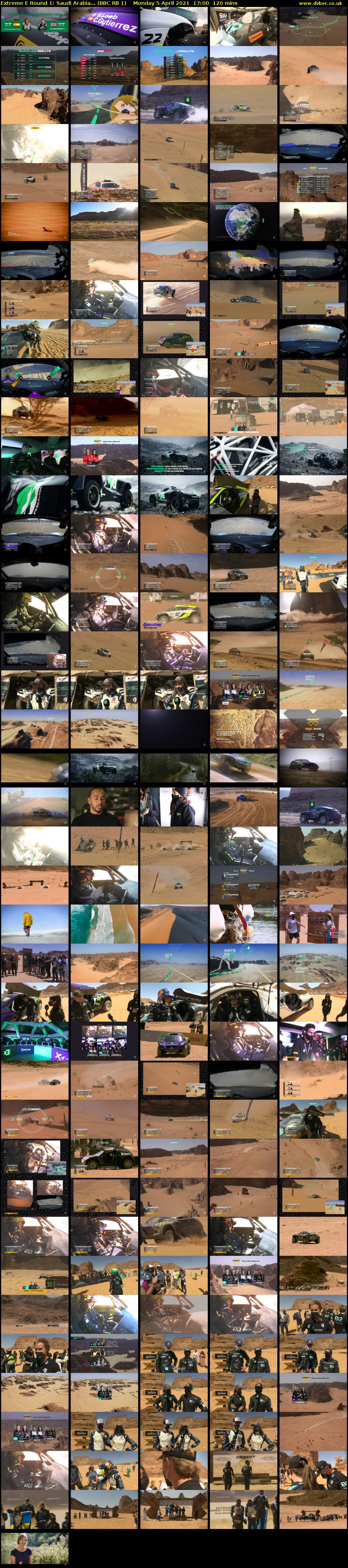 Extreme E Round 1: Saudi Arabia... (BBC RB 1) Monday 5 April 2021 17:00 - 19:00
