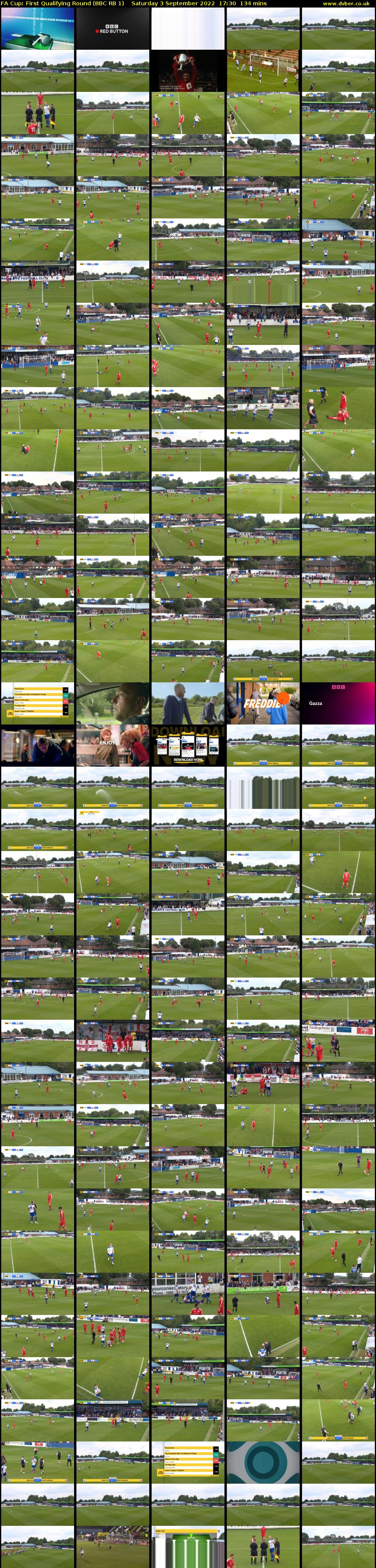 FA Cup: First Qualifying Round (BBC RB 1) Saturday 3 September 2022 17:30 - 19:44
