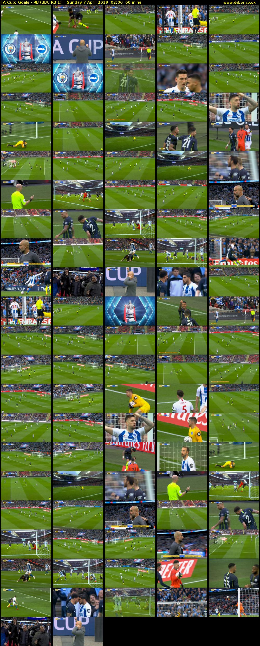 FA Cup: Goals - RB (BBC RB 1) Sunday 7 April 2019 02:00 - 03:00