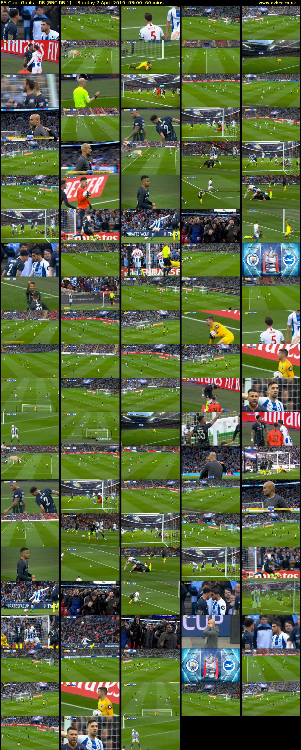 FA Cup: Goals - RB (BBC RB 1) Sunday 7 April 2019 03:00 - 04:00