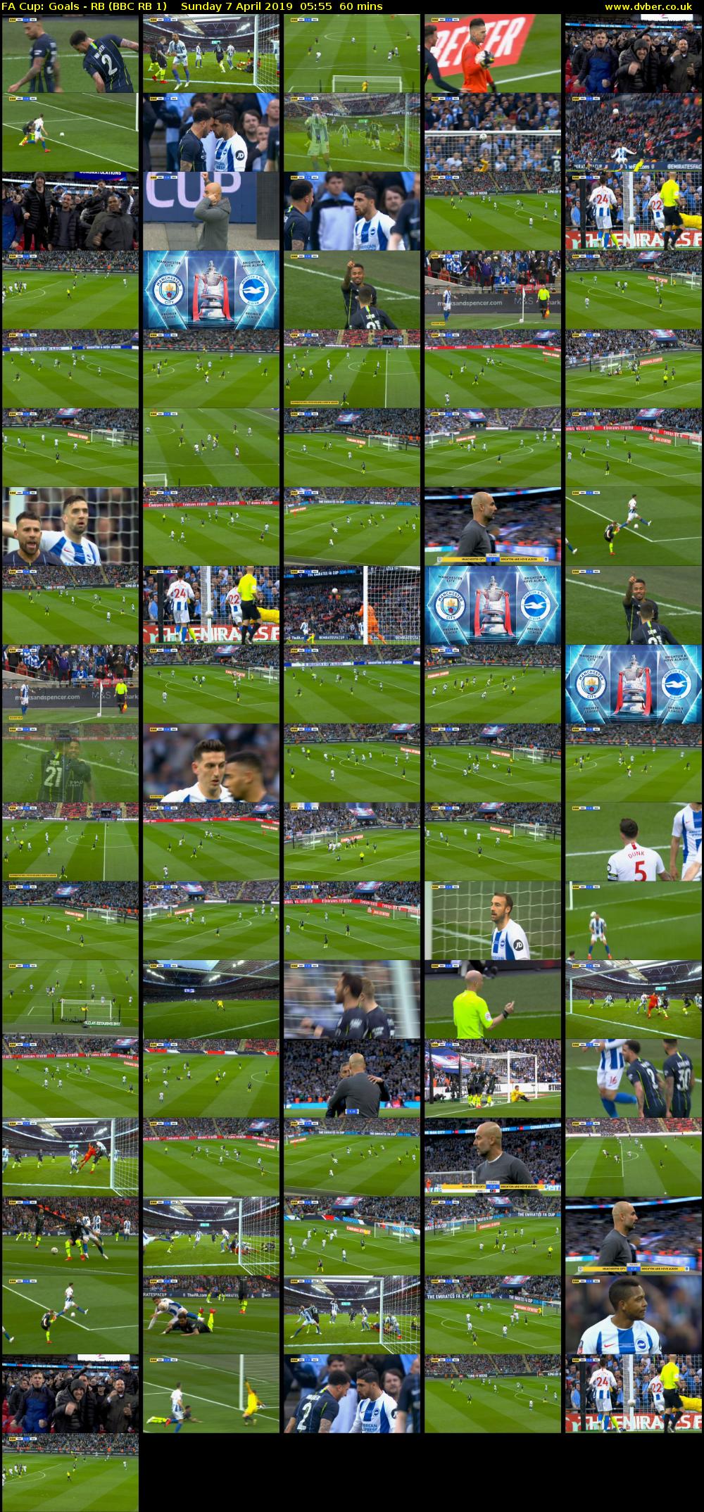 FA Cup: Goals - RB (BBC RB 1) Sunday 7 April 2019 05:55 - 06:55