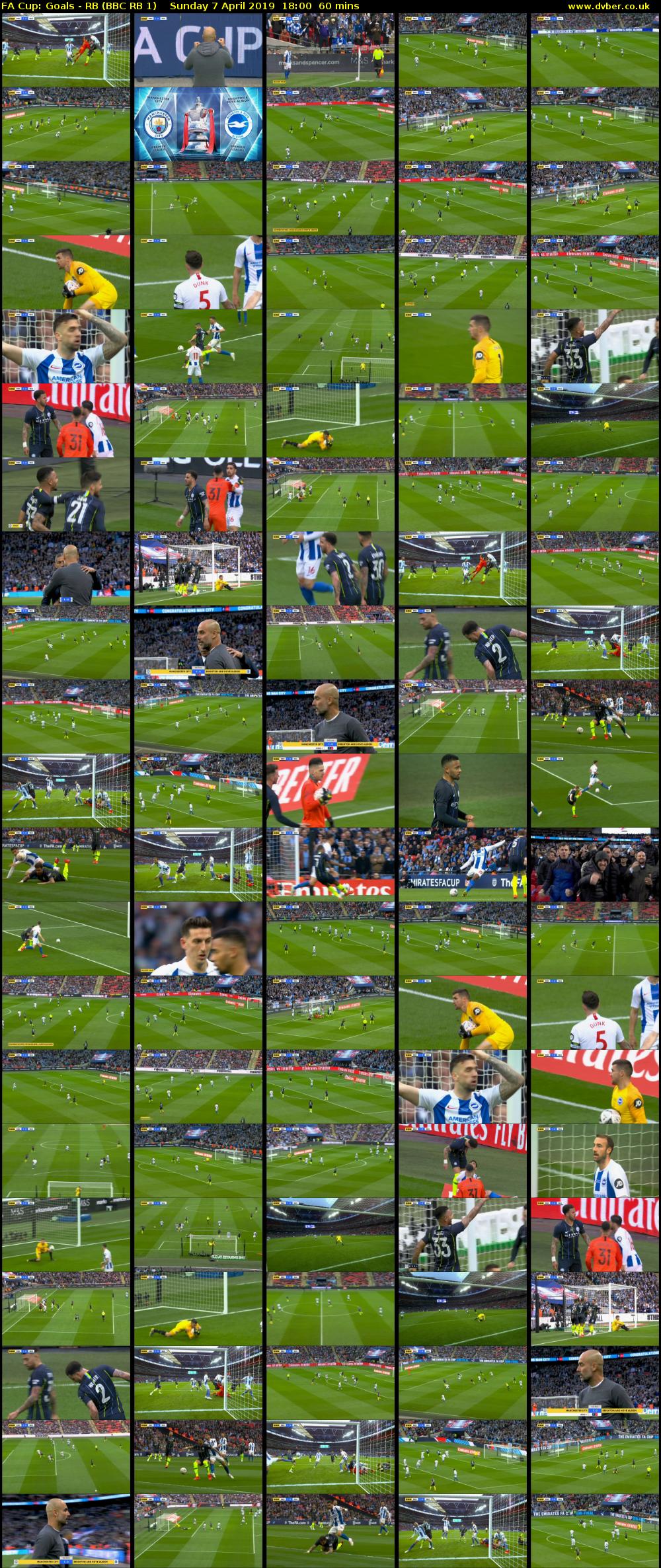 FA Cup: Goals - RB (BBC RB 1) Sunday 7 April 2019 18:00 - 19:00