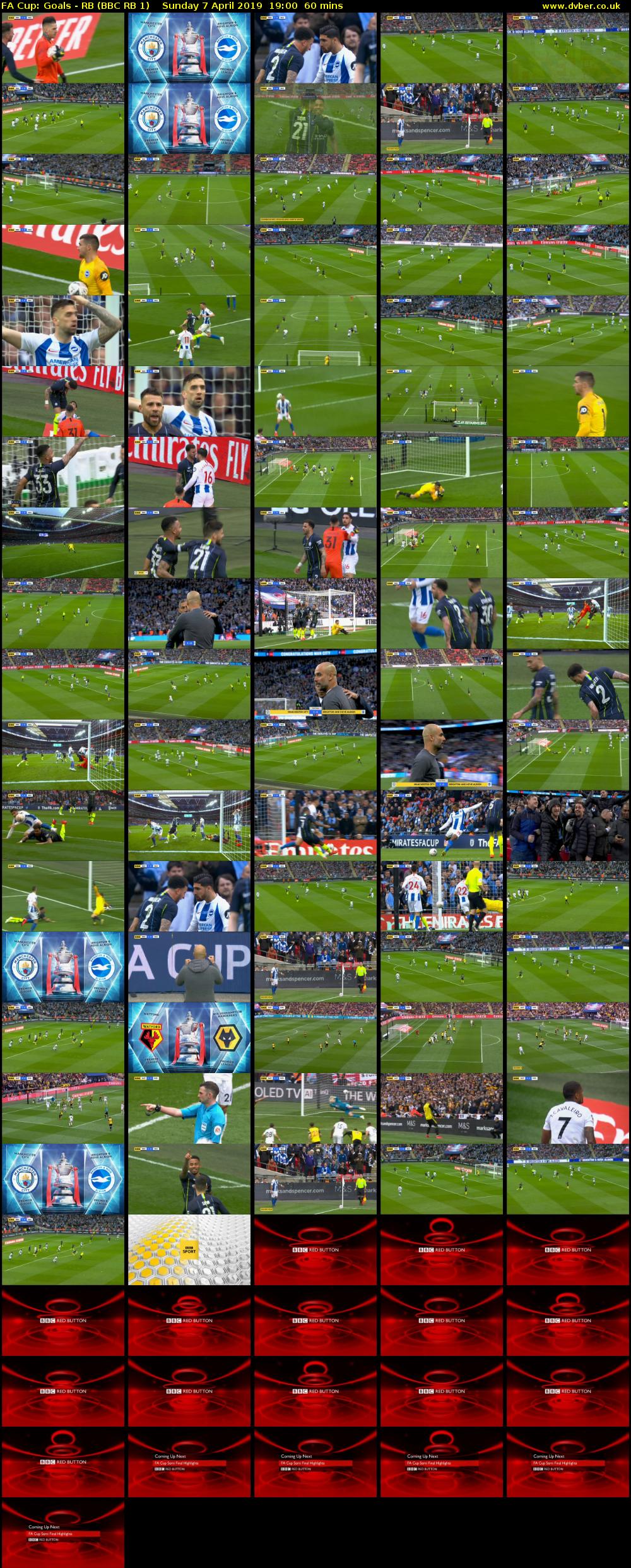 FA Cup: Goals - RB (BBC RB 1) Sunday 7 April 2019 19:00 - 20:00