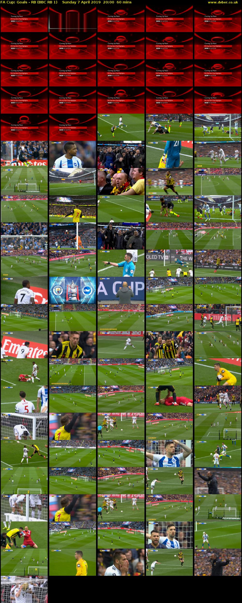FA Cup: Goals - RB (BBC RB 1) Sunday 7 April 2019 20:00 - 21:00