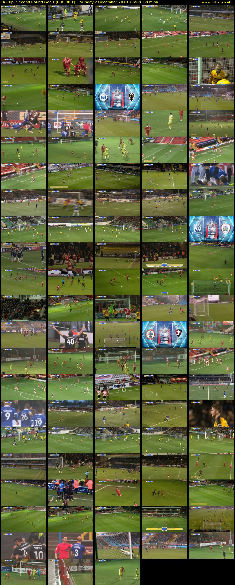 FA Cup: Second Round Goals (BBC RB 1) Sunday 2 December 2018 06:00 - 07:00