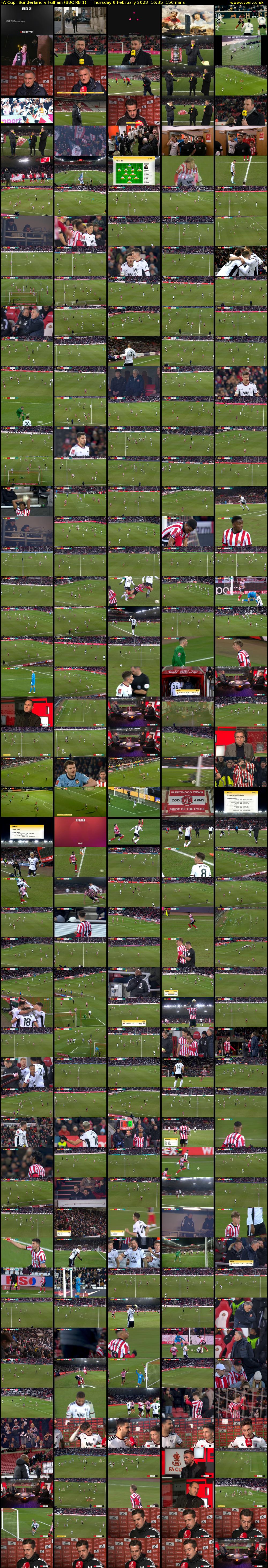 FA Cup: Sunderland v Fulham (BBC RB 1) Thursday 9 February 2023 16:35 - 19:05