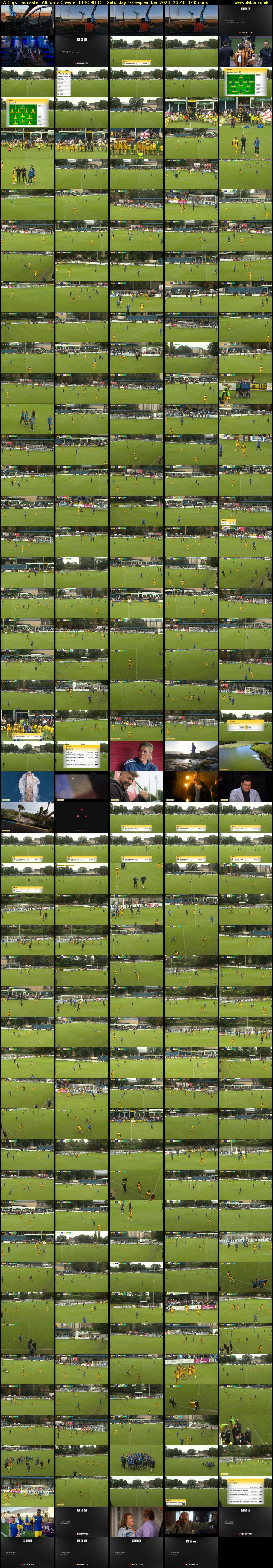 FA Cup: Tadcaster Albion v Chester (BBC RB 1) Saturday 16 September 2023 23:40 - 02:00