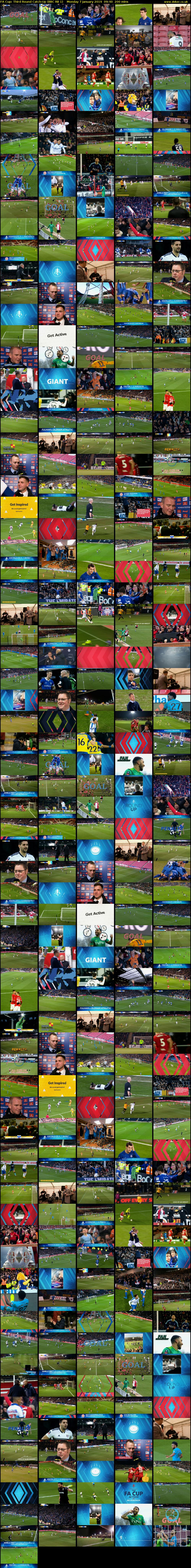 FA Cup: Third Round Catch-Up (BBC RB 1) Monday 7 January 2019 09:40 - 13:00