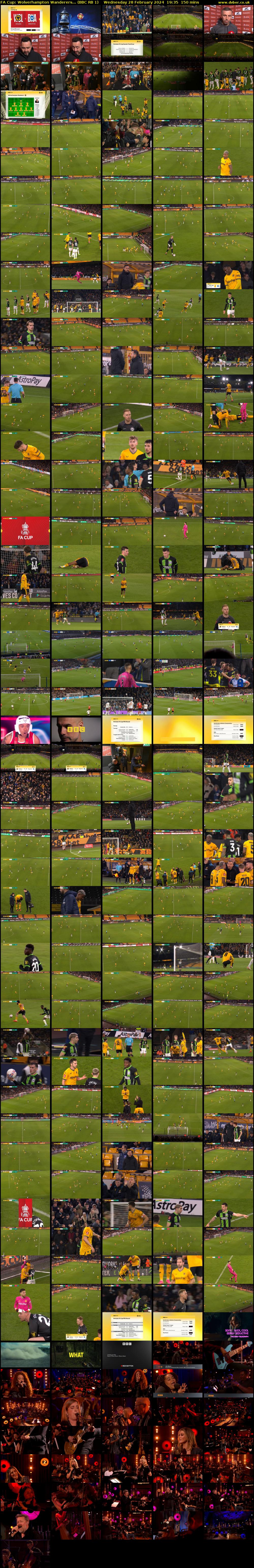 FA Cup: Wolverhampton Wanderers... (BBC RB 1) Wednesday 28 February 2024 19:35 - 22:05