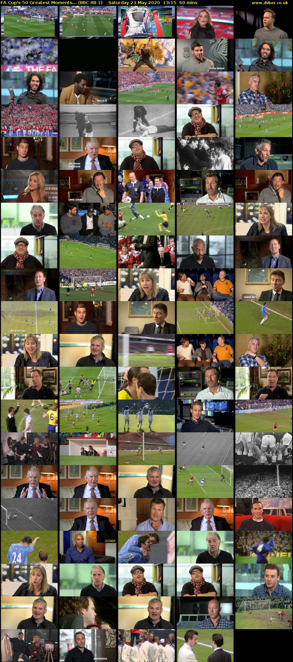 FA Cup's 50 Greatest Moments... (BBC RB 1) Saturday 23 May 2020 13:15 - 14:15