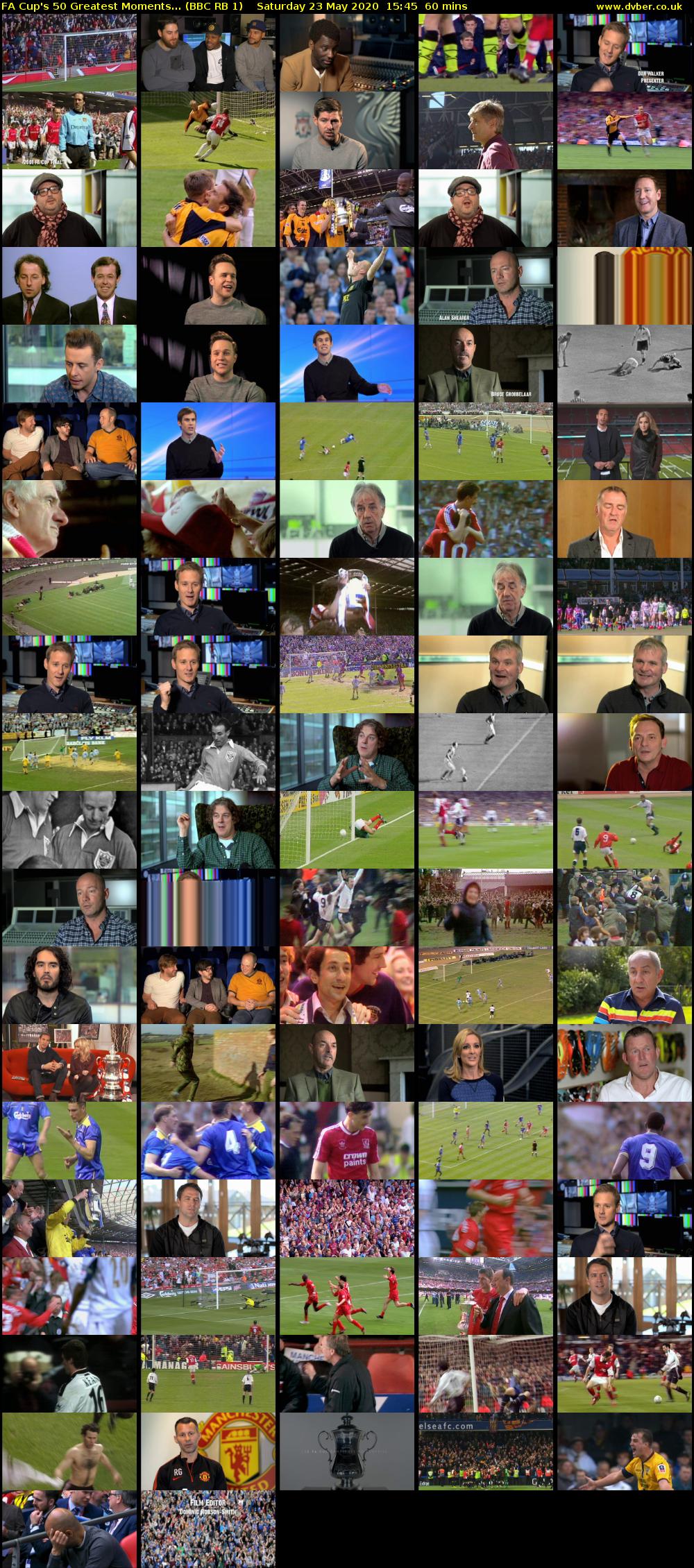 FA Cup's 50 Greatest Moments... (BBC RB 1) Saturday 23 May 2020 15:45 - 16:45