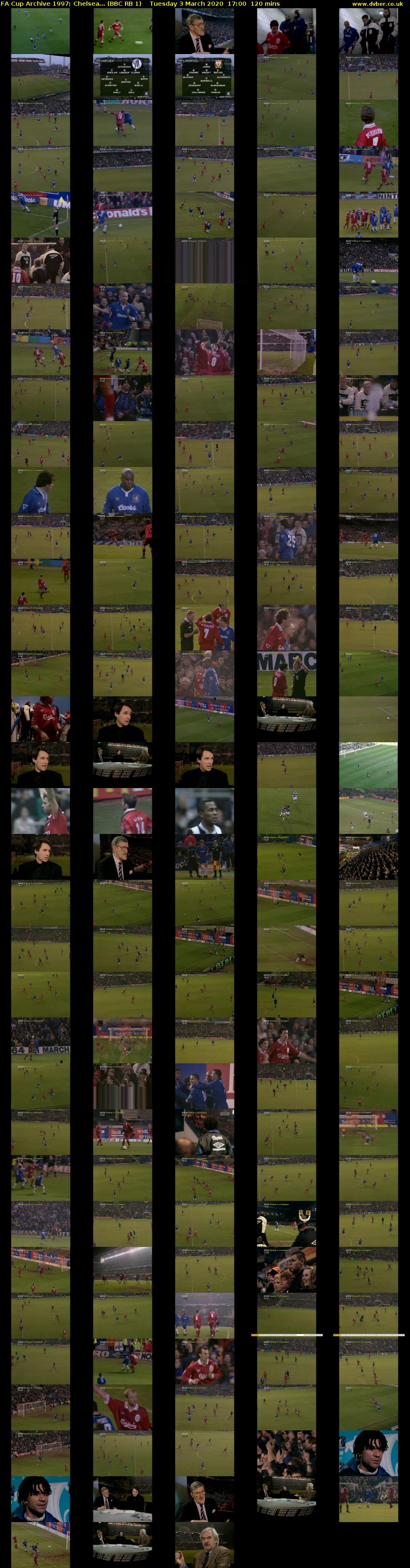 FA Cup Archive 1997: Chelsea... (BBC RB 1) Tuesday 3 March 2020 17:00 - 19:00