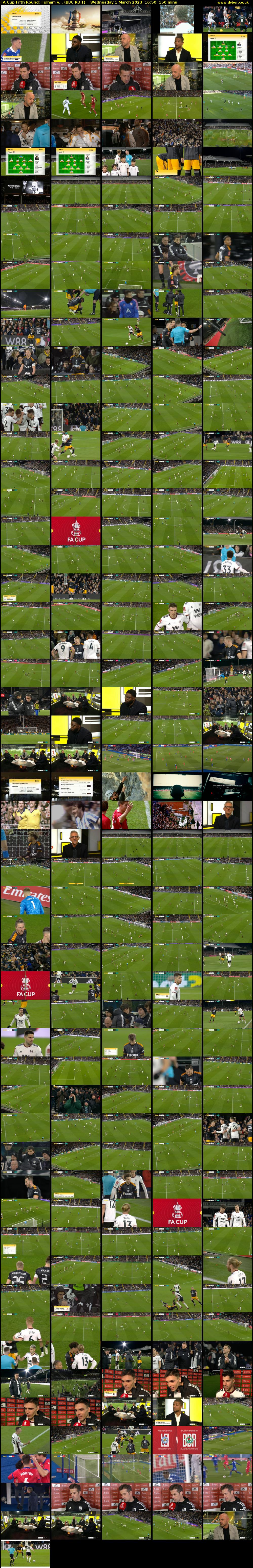 FA Cup Fifth Round: Fulham v... (BBC RB 1) Wednesday 1 March 2023 16:50 - 19:20