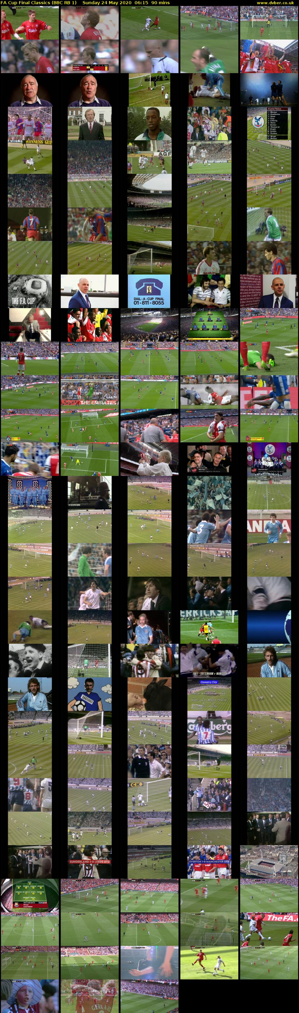 FA Cup Final Classics (BBC RB 1) Sunday 24 May 2020 06:15 - 07:45