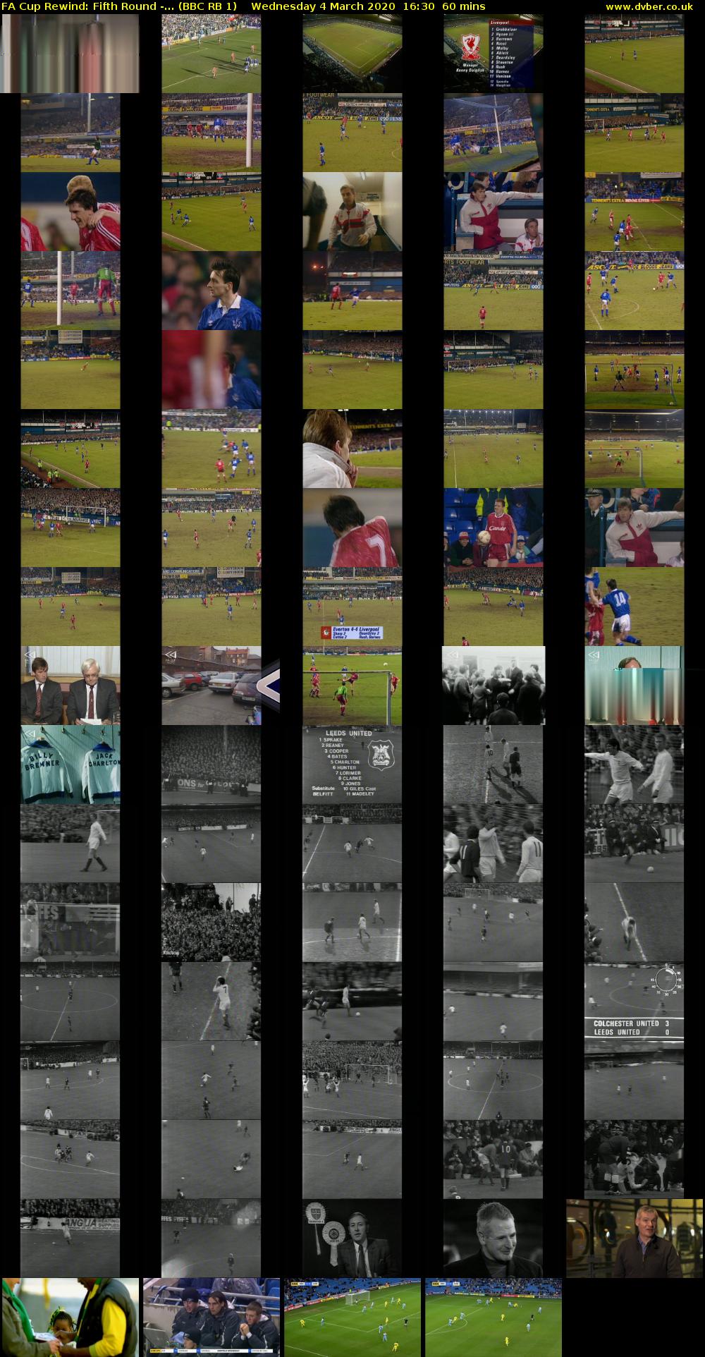FA Cup Rewind: Fifth Round -... (BBC RB 1) Wednesday 4 March 2020 16:30 - 17:30