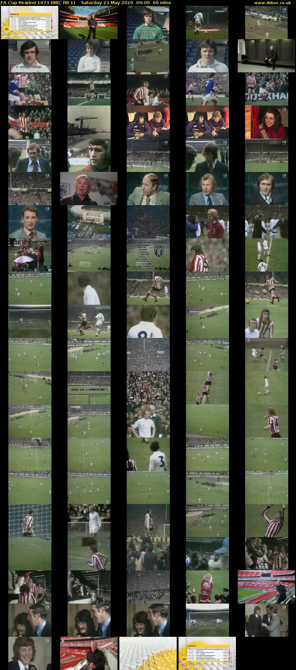 FA Cup Rewind 1973 (BBC RB 1) Saturday 23 May 2020 09:00 - 10:00