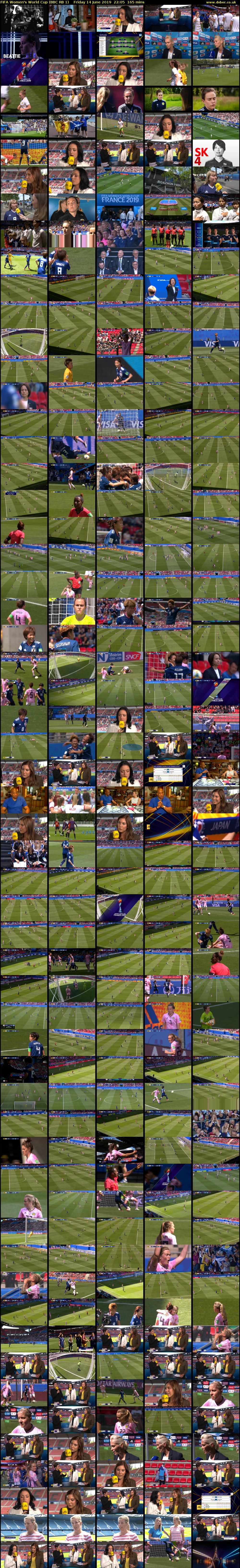 FIFA Women's World Cup (BBC RB 1) Friday 14 June 2019 22:05 - 00:50