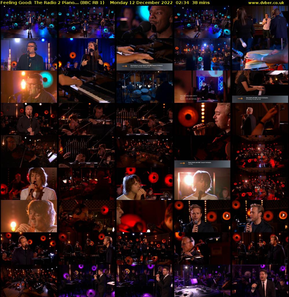 Feeling Good: The Radio 2 Piano... (BBC RB 1) Monday 12 December 2022 02:34 - 03:12