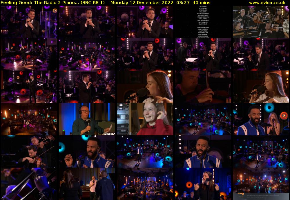Feeling Good: The Radio 2 Piano... (BBC RB 1) Monday 12 December 2022 03:27 - 04:07