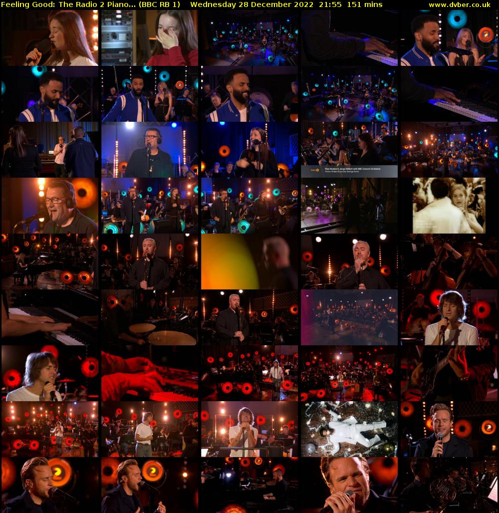 Feeling Good: The Radio 2 Piano... (BBC RB 1) Wednesday 28 December 2022 21:55 - 00:26