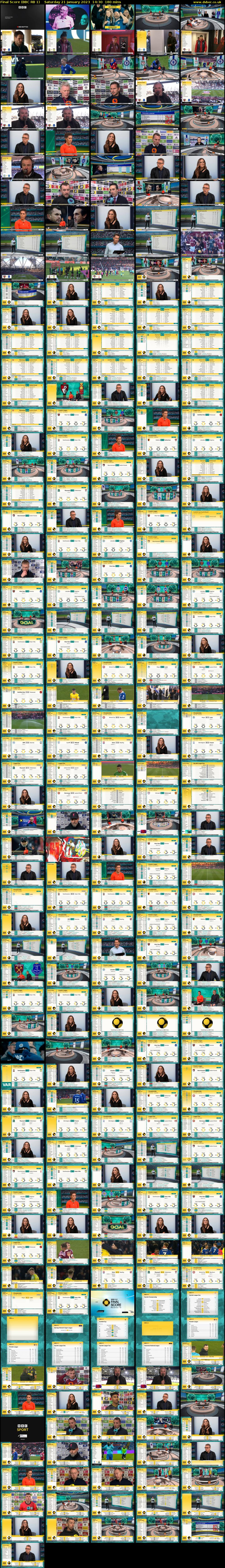 Final Score (BBC RB 1) Saturday 21 January 2023 14:30 - 17:30